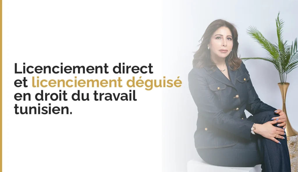 Licenciement direct et licenciement déguisé en droit du travail tunisien